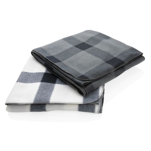 Soft plaid fleece blanket