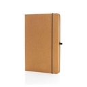 Recycled leather hardcover notebook A5