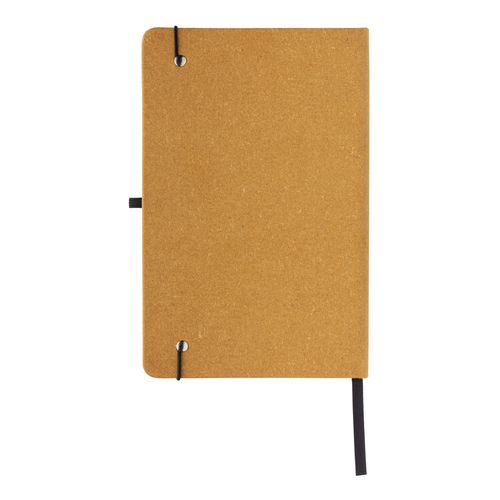 Recycled leather hardcover notebook A5