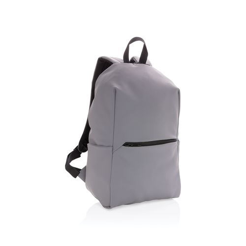 Smooth PU 15.6"laptop backpack