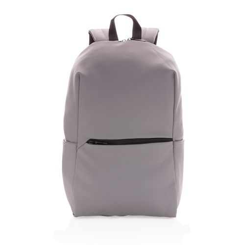 Smooth PU 15.6"laptop backpack