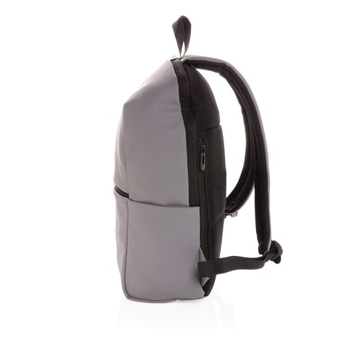 Smooth PU 15.6"laptop backpack