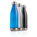 Leakproof water bottle with stainless steel lid