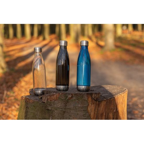 Leakproof water bottle with stainless steel lid