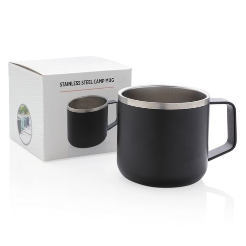 Stainless steel camp mug