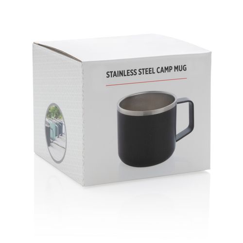 Stainless steel camp mug