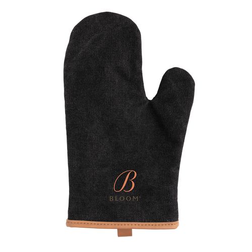 Deluxe canvas oven mitt