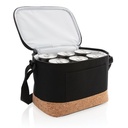 Two tone cooler bag with cork detail