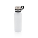 Copper vacuum insulated bottle with carry loop