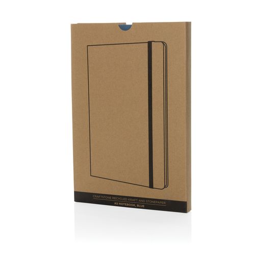 Craftstone A5 recycled kraft and stonepaper notebook