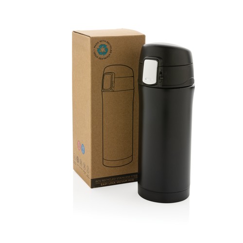 RCS Recycled stainless steel easy lock vacuum mug