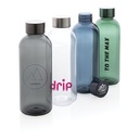 Leakproof water bottle with metallic lid