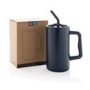 Cube RCS certified recycled steel mug 800ml