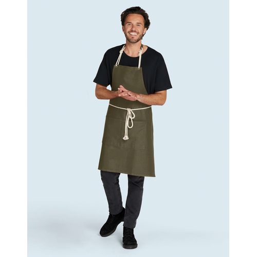 CORSICA - Cord Bib Apron with Pocket