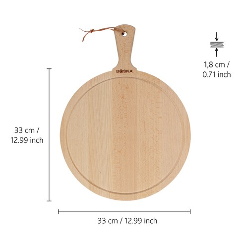 BOSKA Serving Board Round Amigo L