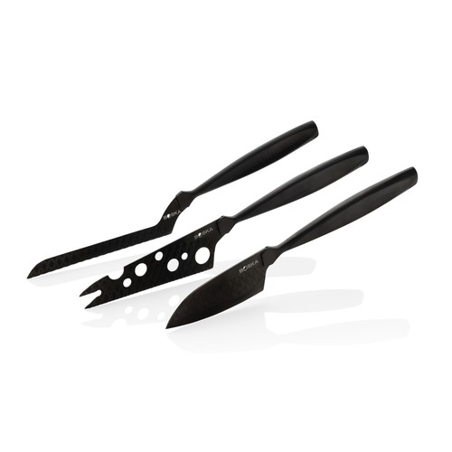 BOSKA Cheese Knife Set Monaco+ Black