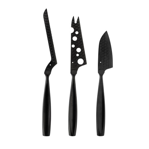 BOSKA Cheese Knife Set Monaco+ Black