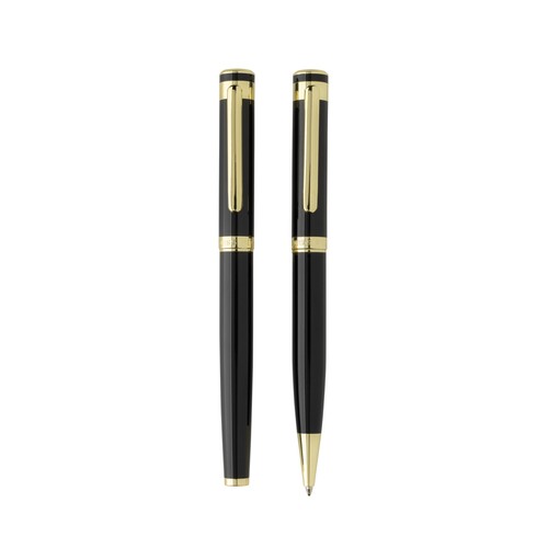 Swiss Peak Luca RCS recycled brass deluxe pen set