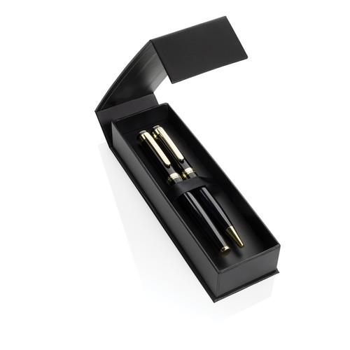 Swiss Peak Luca RCS recycled brass deluxe pen set