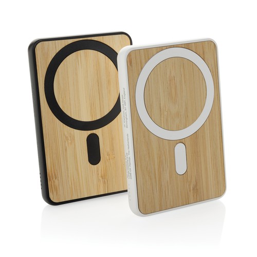 Zen RCS rplastic 5000 mah 5W magnetic bamboo powerbank