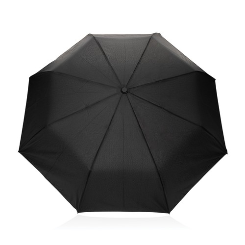 Kaycey 21" AWARE™ RPET Acacia wood mini auto open umbrella