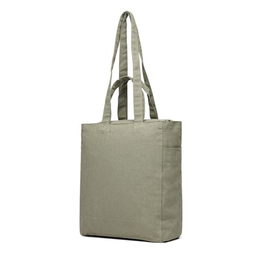 VINGA Hilo AWARE™ recycled canvas zip tote