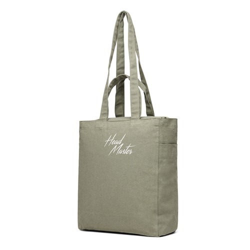 VINGA Hilo AWARE™ recycled canvas zip tote