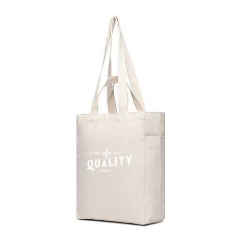 VINGA Hilo AWARE™ recycled canvas zip tote