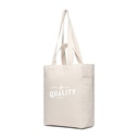 VINGA Hilo AWARE™ recycled canvas zip tote