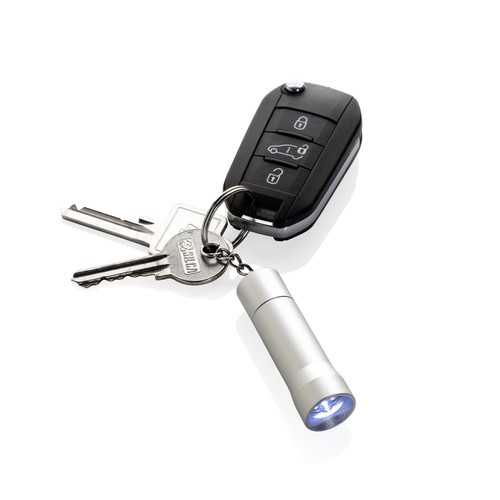 Flash RCS recycled aluminium keychain torch