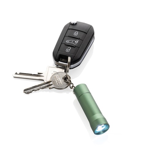 Flash RCS recycled aluminium keychain torch