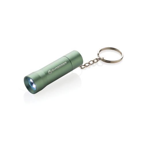 Flash RCS recycled aluminium keychain torch