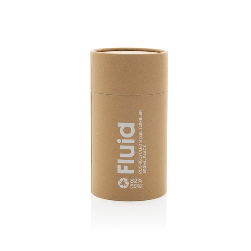 Fluid RCS certified recycled steel tumbler 500ml