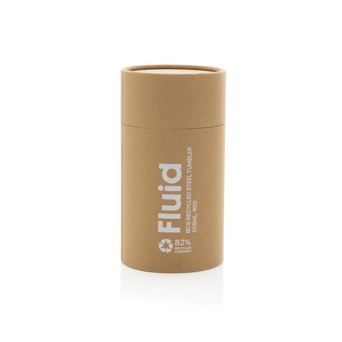 Fluid RCS certified recycled steel tumbler 500ml