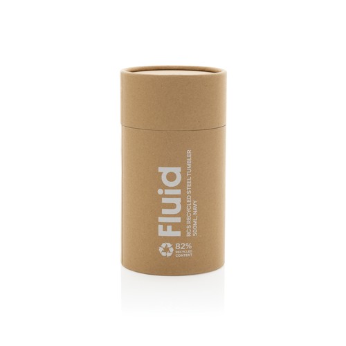 Fluid RCS certified recycled steel tumbler 500ml