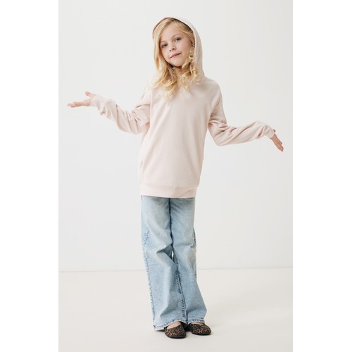 Iqoniq Yengo kids recycled cotton hoodie with sidepockets