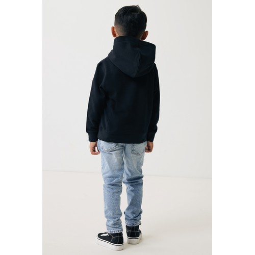 Iqoniq Yengo kids recycled cotton hoodie with sidepockets