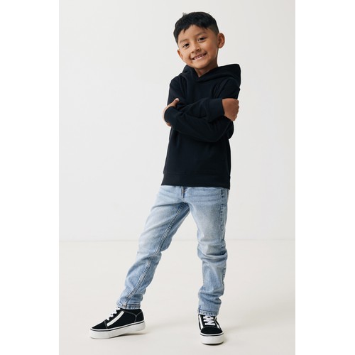 Iqoniq Yengo kids recycled cotton hoodie with sidepockets