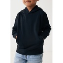 Iqoniq Yengo kids recycled cotton hoodie with sidepockets