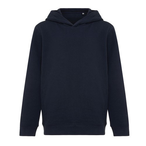 Iqoniq Yengo kids recycled cotton hoodie with sidepockets