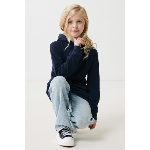 Iqoniq Yengo kids recycled cotton hoodie with sidepockets