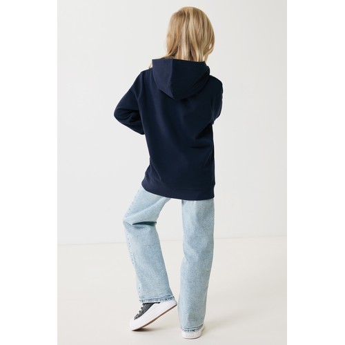 Iqoniq Yengo kids recycled cotton hoodie with sidepockets