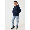 Iqoniq Yengo kids recycled cotton hoodie with sidepockets