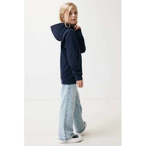 Iqoniq Yengo kids recycled cotton hoodie with sidepockets