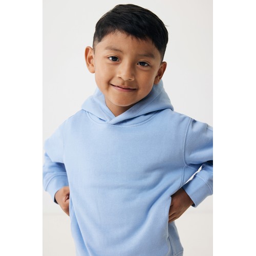 Iqoniq Yengo kids recycled cotton hoodie with sidepockets