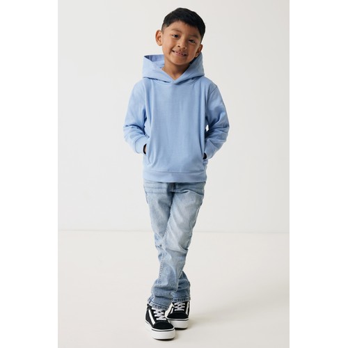 Iqoniq Yengo kids recycled cotton hoodie with sidepockets