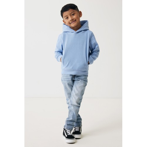 Iqoniq Yengo kids recycled cotton hoodie with sidepockets