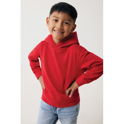 Iqoniq Yengo kids recycled cotton hoodie with sidepockets