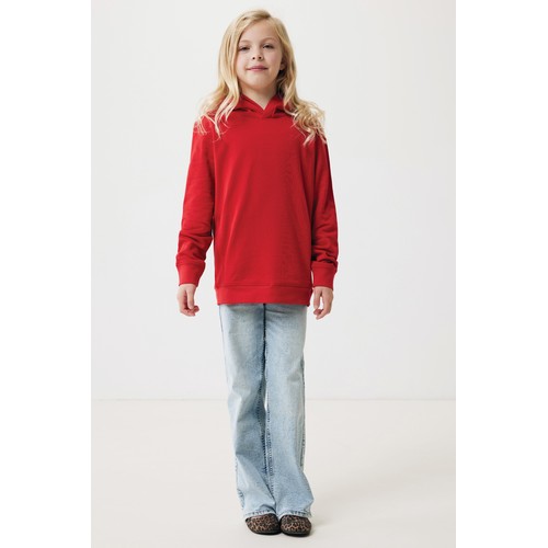 Iqoniq Yengo kids recycled cotton hoodie with sidepockets