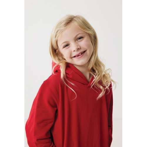 Iqoniq Yengo kids recycled cotton hoodie with sidepockets